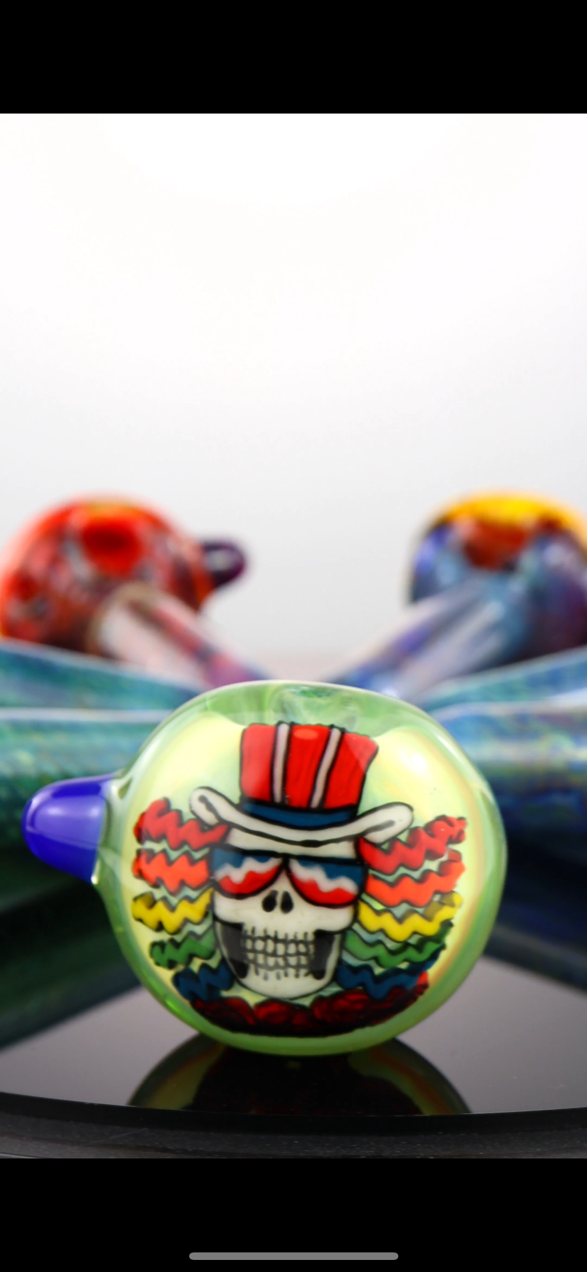 Chillery bogart disc flip pipe Uncle Sam